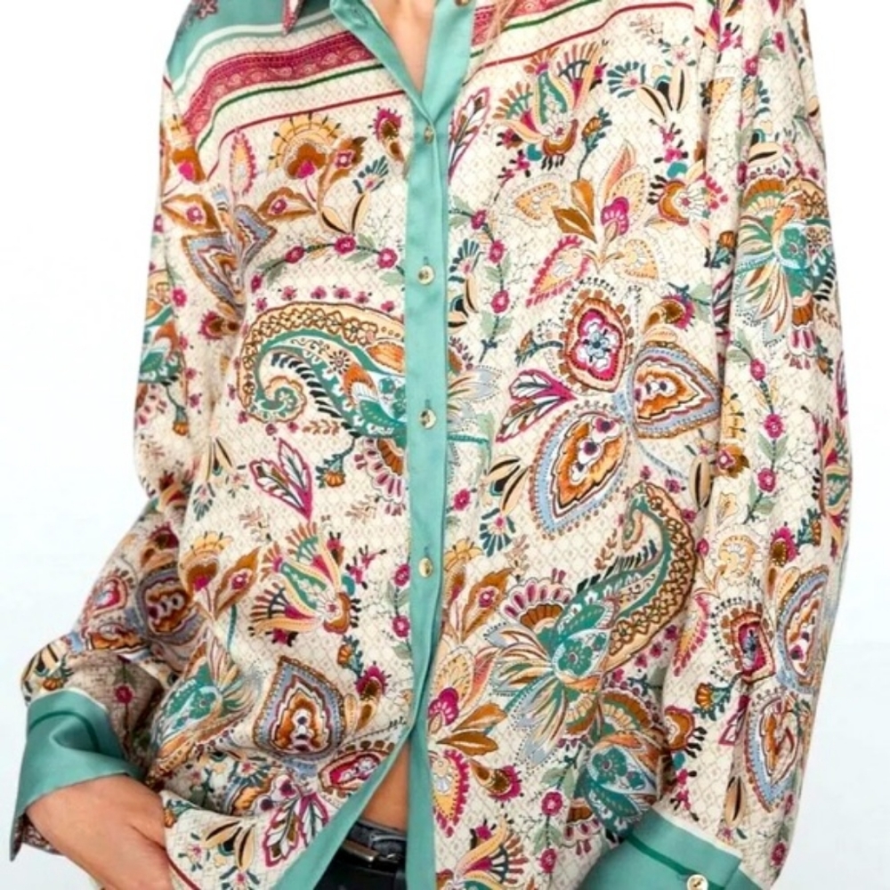 Zara button-down top